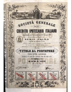 1873 - SOCIETA' GENERALE DI CREDITO IPOTECARIO ITALIANO -...