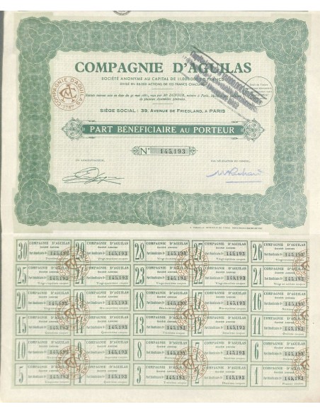 1942 - COMPAGNIE D'AGUILAS