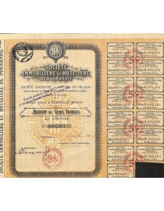 1923 - IMMOBILIERE ET HOTELIERE DE NORMANDIE SOC.