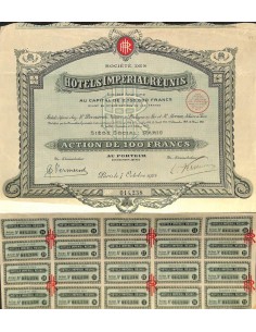 1924 - HOTELS IMPERIAL REUNIS SOC. DES