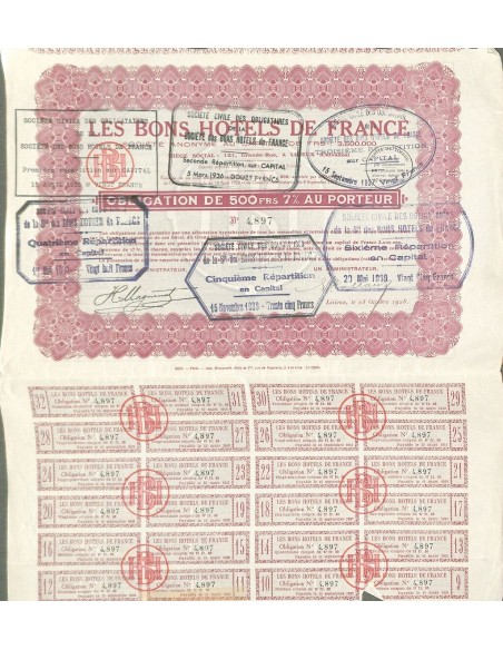 1928 - LES BONS HOTELS DE FRANCE