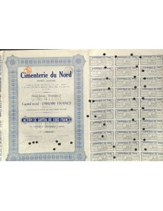1925 - CIMENTERIE DU NORD