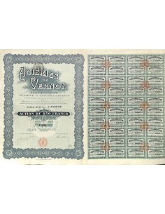 1920 - ACIERIES DE VERNON
