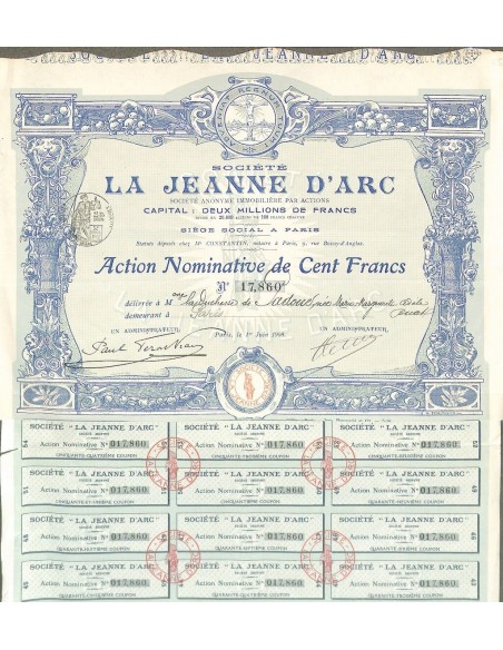 1908 - LA JEANNE D'ARC