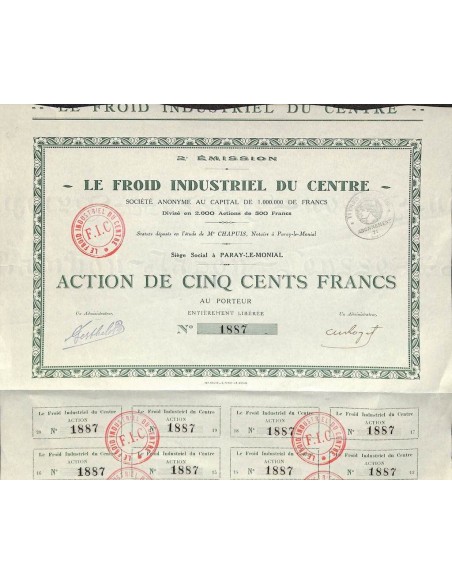 LE FROID INDUSTRIEL DU CENTRE