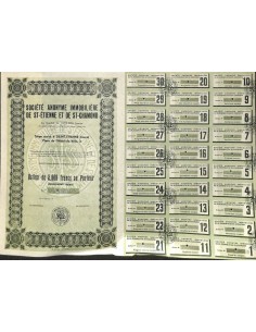 1951 - IMMOBILIERE DE ST.ETIENNE ET DE ST.CHAMOND SOC. ANON.