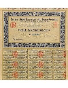 1932 - HYDRO-ELECTRIQUE DES BASSES-PYRENÉES SOC.