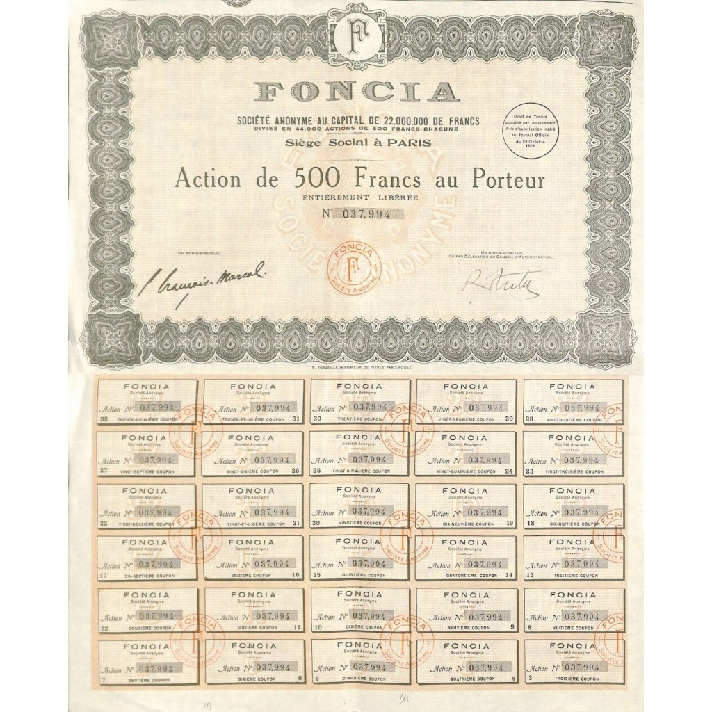 1929 - FONCIA