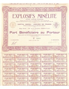 1924 - EXPLOSIFS MINÉLITE