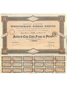 1927 - ETABLISSEMENTS GABRIEL DANSAN