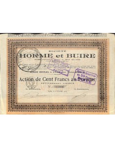 1917 - HORME ET BUIRE SOC.