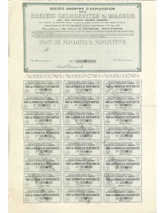 1927 - BREVETS GEORGEVITCH ET WAGEOR SOC. ANON....