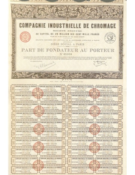 COMPAGNIE INDUSTRIELLE DE CHROMAGE