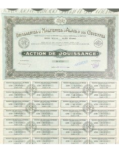 1931 - BRASSERIES ET MALTERIES D'ALAIS ET DES CEVENNES