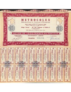 METROCOLEX (METROPOLITANE ET COLONIALE D'ENTREPRISES)