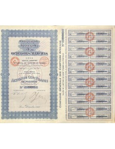 1930 - COMPTOIRS AFRICAINS COMP. GENERALE DES