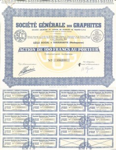 1949 - GENERALE DES GRAPHITES SOC.