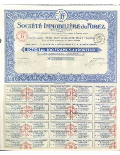 IMMOBILIERE DU FOREZ SOC.