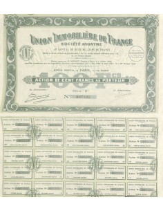 1927 - UNION IMMOBILIERE DE FRANCE