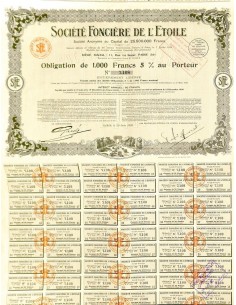 1930 - FONCIERE DE L'ETOILE SOC.
