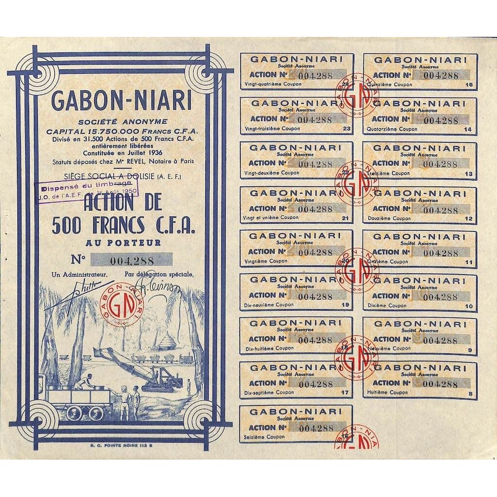1936 - GABON-NIARI