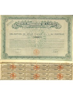 1930 - IMMOBILIERE DE L'ARTOIS SOC.
