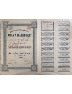 1902 - COMPAGNIE INTERNATIONALE MINES & CHARBONNAGES