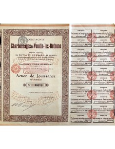 1917 - COMPAGNIE DES CHARBONNAGES DE VENDIN -LEZ-BETHUNE
