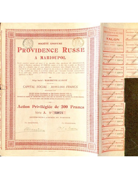 1905 - PROVIDENCE RUSSE A MARIOUPOL
