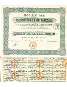 1927 - PHOSPHATES DE FAUZAN SOC. DES