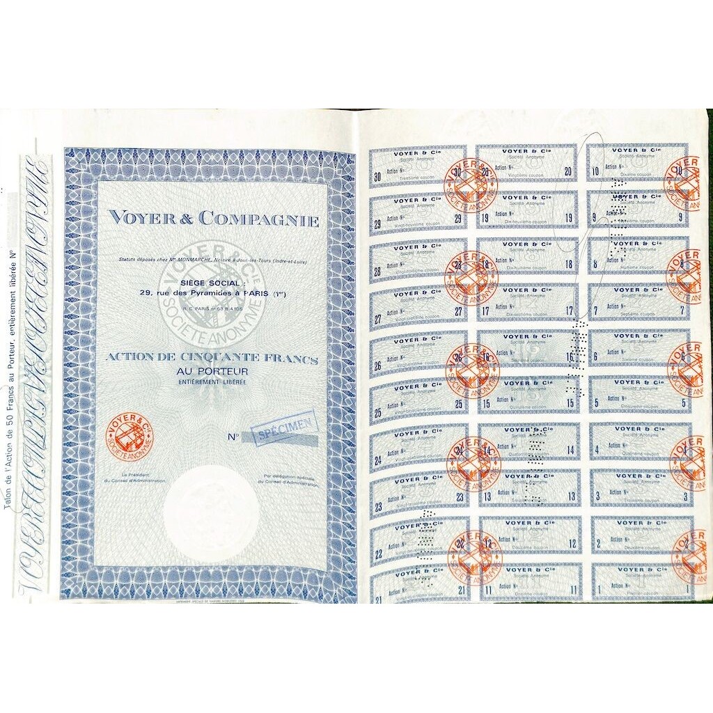 1930 - VOYER ET COMPAGNIE
