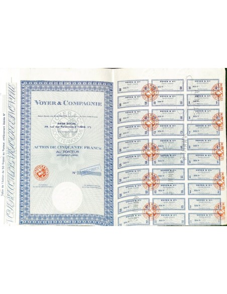 1930 - VOYER ET COMPAGNIE
