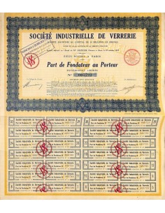 1930 - INDUSTRIELLE DE VERRERIE SOC.