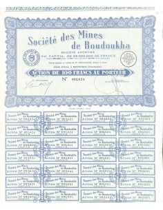 1948 - MINES DE BOUDOUKHA SOC. DES