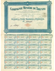 1924 - MINIERE DU TRIUNFO COMPAGNIE