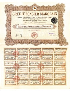 1920 - CREDIT FONCIER MAROCAIN