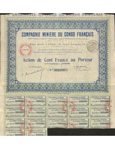 1923 - COMP. MINIERE DU CONGO FRANCAIS