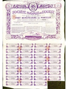 1923 - NAVALE DE L'OUEST SOC.
