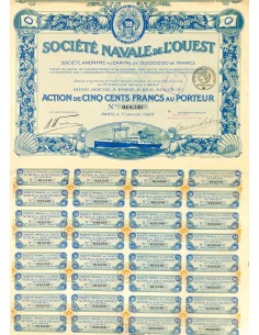 1920 - NAVALE DE L'OUEST SOC.