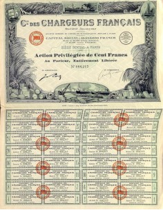 1926 - CHARGEURS FRANCAIS C.IE DES