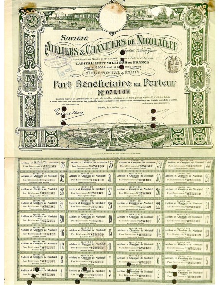 1911 - ATELIERS ET CHANTIERS DE NICOLAIEFF SOC. DES