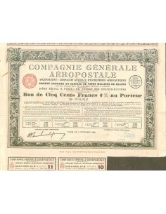 1928 - AEROPOSTALE COMPAGNIE GENERALE