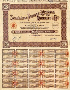 1928 - TEXTILES CHIMIQUES DU NORD ET DE L'EST SOC. DES