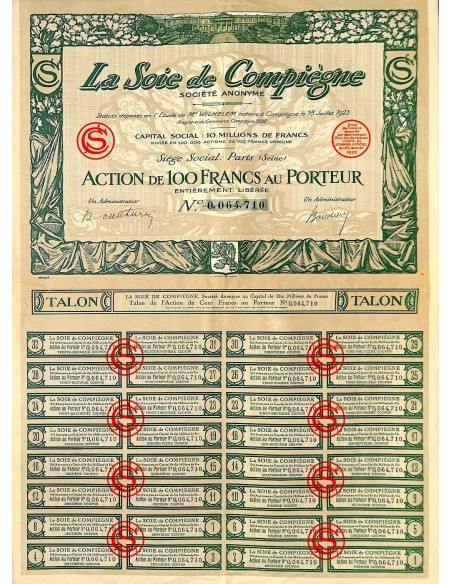 1925 - LA SOIE DE COMPIEGNE