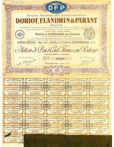 1918 - DORIOT, FLANDRIN ET PARANT REUNIS