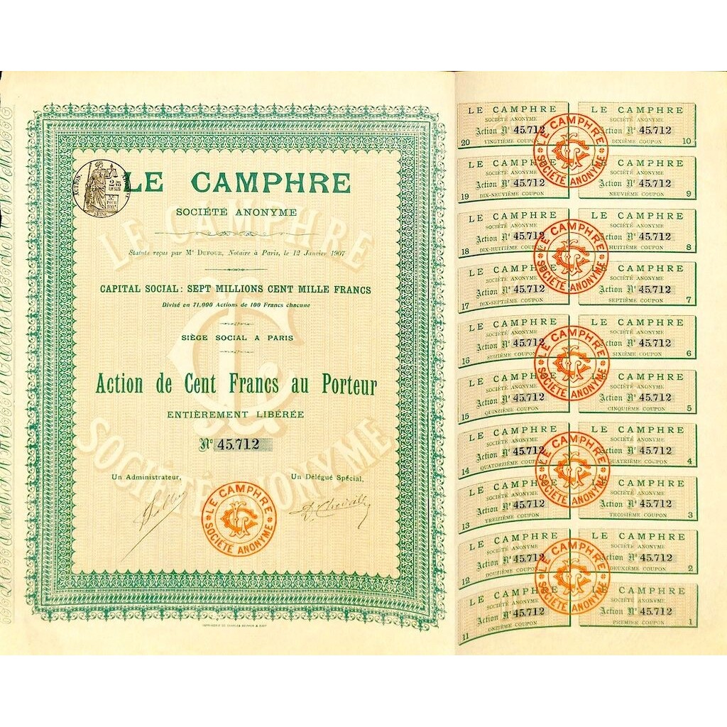 1907 - LE CAMPHRE