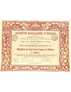 1900 - HOUILLERE D'IRMINO SOC. (DONETZ)