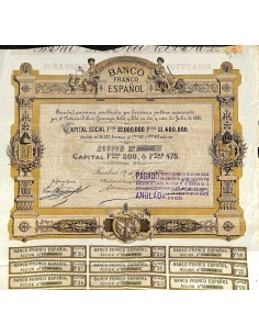 1881 - BANCO FRANCO ESPANOL