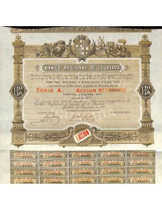 1881 - BANCO REGIONAL DE IGUALADA (1 AZIONE)