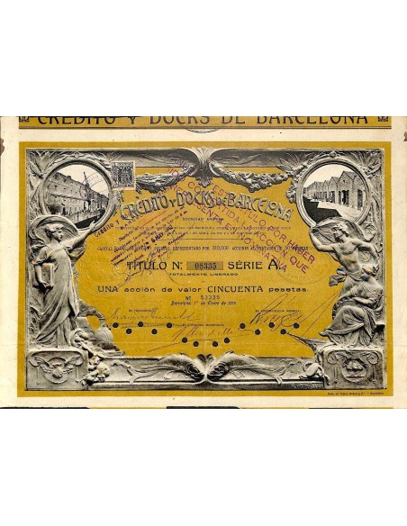 1919 - CREDITO Y DOCKS DE BARCELONA